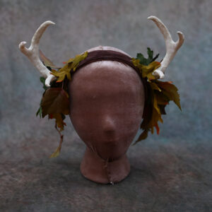 Summer Leaves Glowing LED Antlers - Forest Creature Foliage